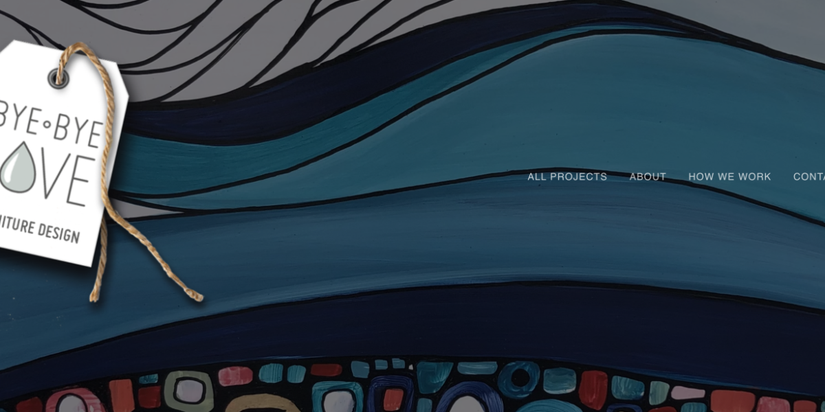 Bye Bye Love — an online store selling pre-loved furniture saved from salvage and transformed into spectacular-looking pieces