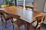 Dining table and chairs