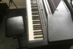 Yamaha standard home upright with wheels piano