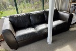 Leather couch 3 seater