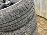 4 x 19' car wheels with tyres