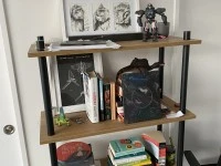 Standing Lamp, Bookshelf not heavy