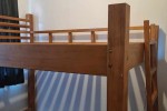 Double loft bed - solid pine