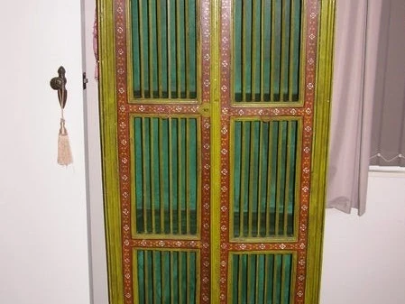 Balinese cabinet.hand painted