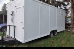 It's a twin axle food cart trailer, 7.5m long and 2.8m high