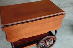 Dresser - 1600 H x 1300 L x 600 W Tea wagon - 700 H x 760 L x 460 W O...