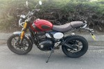 Motorcycle Triumph 400X Scrambler