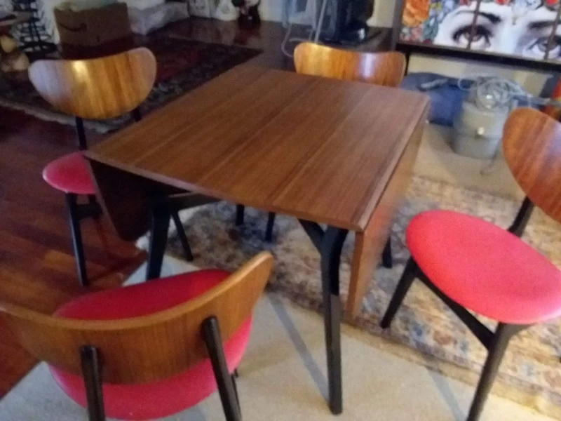 Mid-century table and chairs