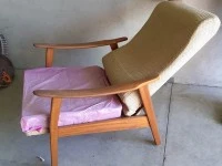 Pair of Mid Century Recliner D A Lewis Lounge Chairs