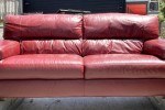 Leather 3 & 2 Seater ex Farmers