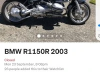 Motorcycle Bmw R1150R