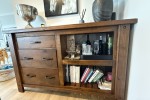 Chest of drawers, two seater sofa, hall credenza unit