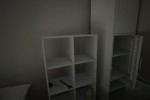 Double bed & base, Shelf 1, Shelf 2, Desk, Locker, Full-Length Mirror,...