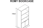 Bed frame, Table, Tallboy, Cube Storage Oak, Romy Bookcase