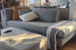Each sofa is 2m length x 1m depth (2), Ottoman