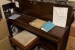Small upright piano