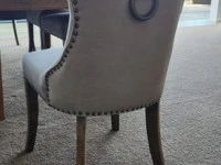 RFA Miami Dining Chair. Canvas + Oak. 16 available. PRICE REDUCTION!
