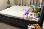 King size bed, Large tool box, Upright pot plants (3), Miscellaneous i...