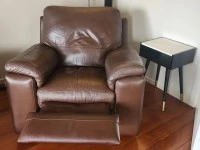Two lounge chairs, 3 seater couch