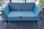 Turquoise 4 peice Danske Mobler Lounge Suite 2 x 3 seater and 2 x 1 se...