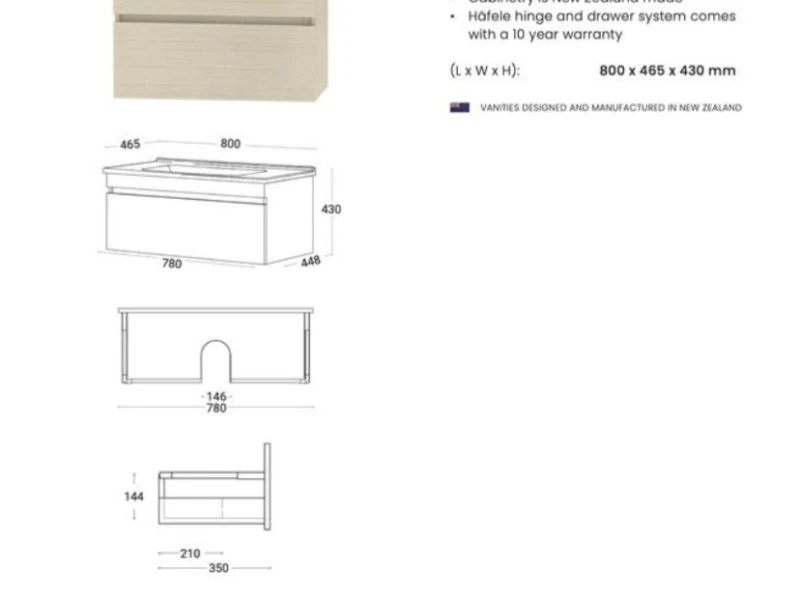 URGENT - Vanity x2 basin x1