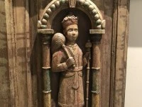 Decorative vintage indian window frame