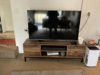 Tv, Dresser, Sofabed, Tv cabinat, Washing machine