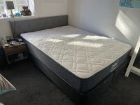 Queen Bed + headboard and base