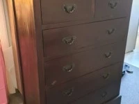 Large Teak Scotch chest
