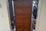 Tall wooden drawers