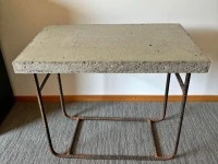 Coffee table, Stools, Concrete side table, Sewing machine side table, ...