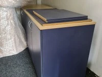 Heavy 2.2 meter length x 600deep 700 high credenza with storage Empty ...