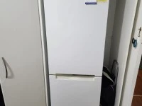 Double door fridge, single bed, washing machine