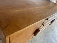 Solid Oak Mid Century Sideboard