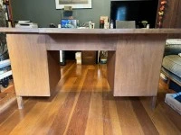Desk solid mid century
