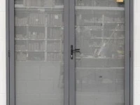 Denim Blue Aluminium French Doors With Tinted Safety Glass H2000xW1800...
