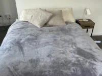 Queen bed - mattress and base medium