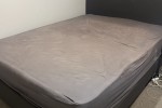 Queen sized mattress, Three drawer night stand