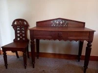 Hall Table wooden, Chair - wooden