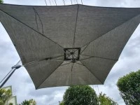 Outdoor Umbrella with Granite Base