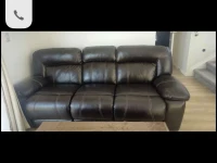 2X three seater sofas