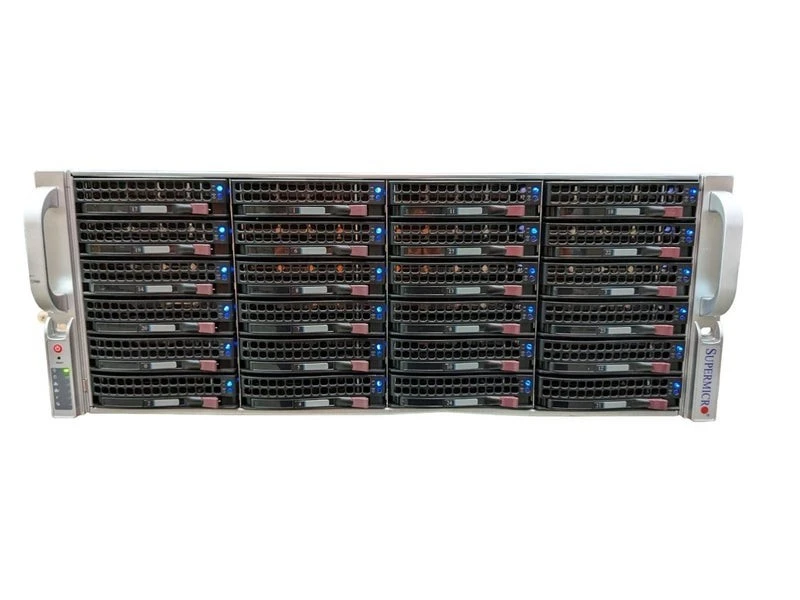 Supermicro X9DRD Server - 256GB DDR3 - 112 TB HDD - 9.6TB SSD - 2x Xeo...