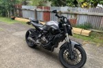 Motorcycle Yamaha MT-07 2016