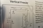 Vertical upright freezer, Haier brand