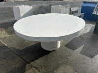 White GRC Round Table – 1700mm D