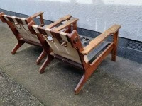 X2 wooden chairs