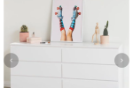 Lowboy drawers, study desk, full length mirror