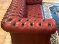 Chesterfield Leather Couch