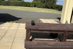 Outdoor table and bench