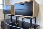 Pair of Alba Black 2 Drawer Bedside Tables by Dixie Cummings